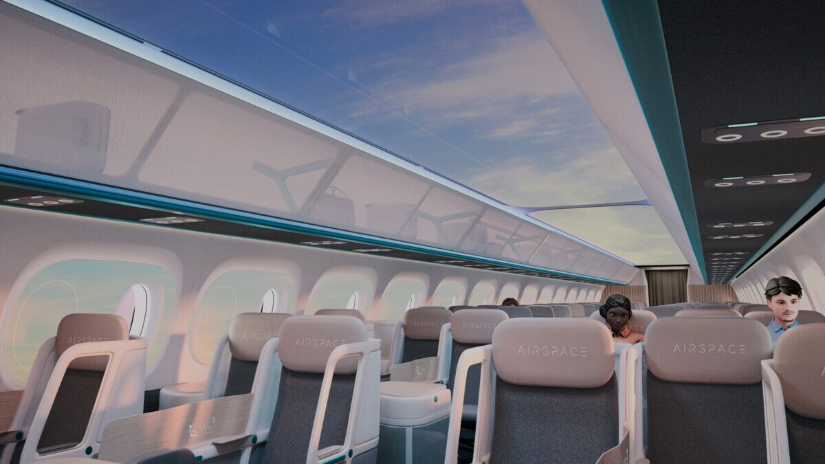 Aerospace giant Airbus reveals concept art of their next-gen airplane cabins.