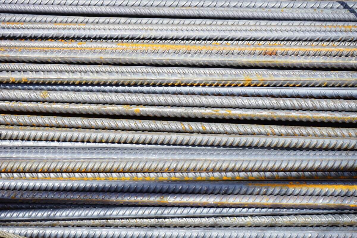 Rows of steel