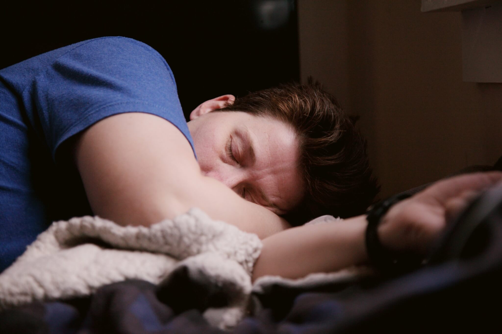 Man sleeping.