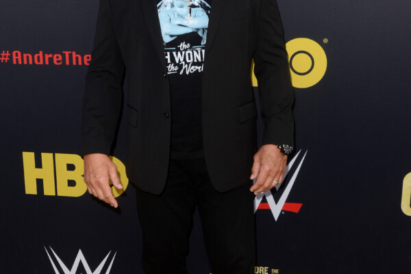 Hulk Hogan at the "Andre The Giant" HBO Premiere in 2018
