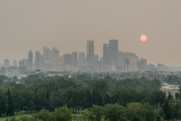 Smoky sky Canada wildfires