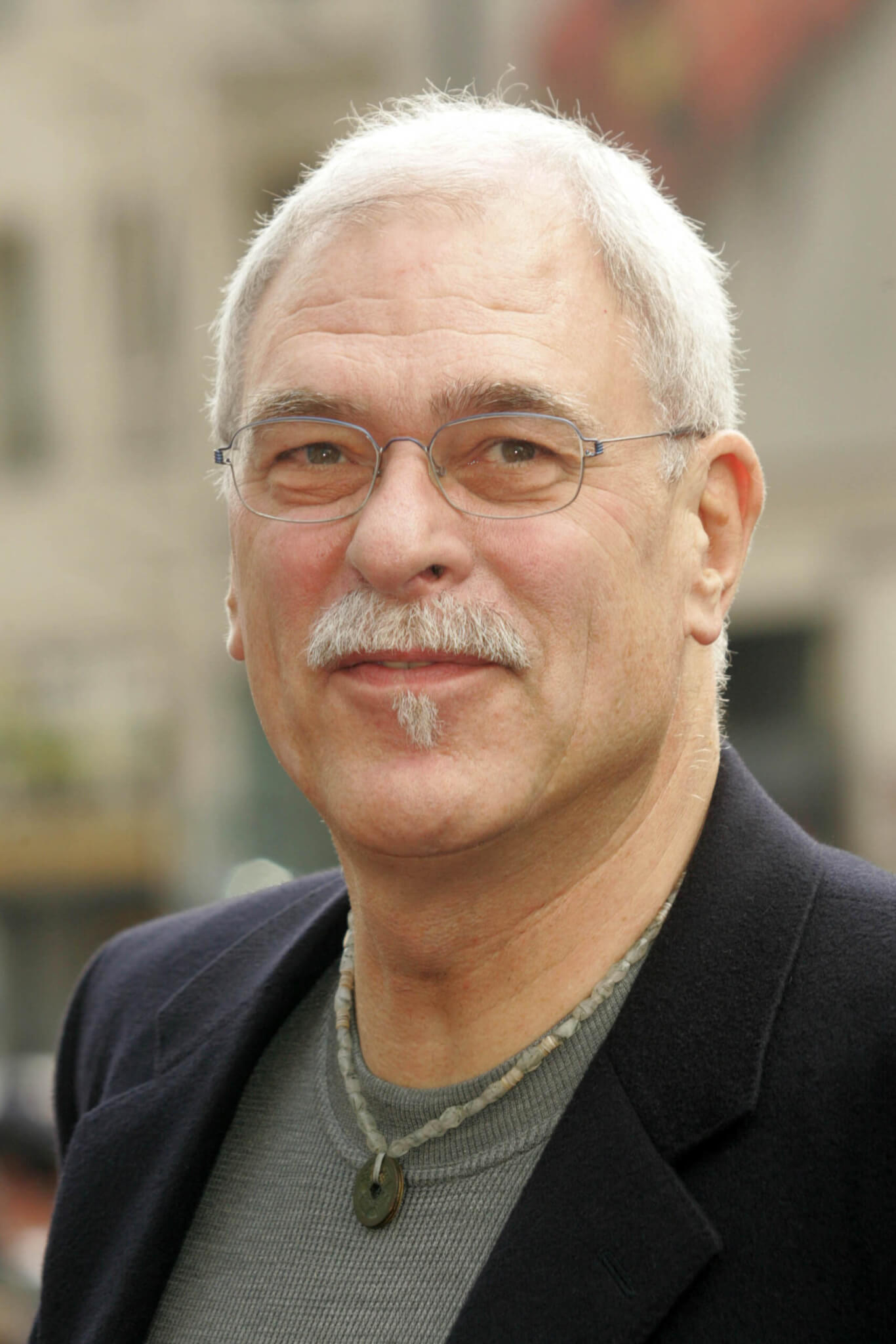 Phil Jackson at Los Angeles Lakers Owner Jerry Buss's ceremony for his star on the Hollywood Walk of Fame