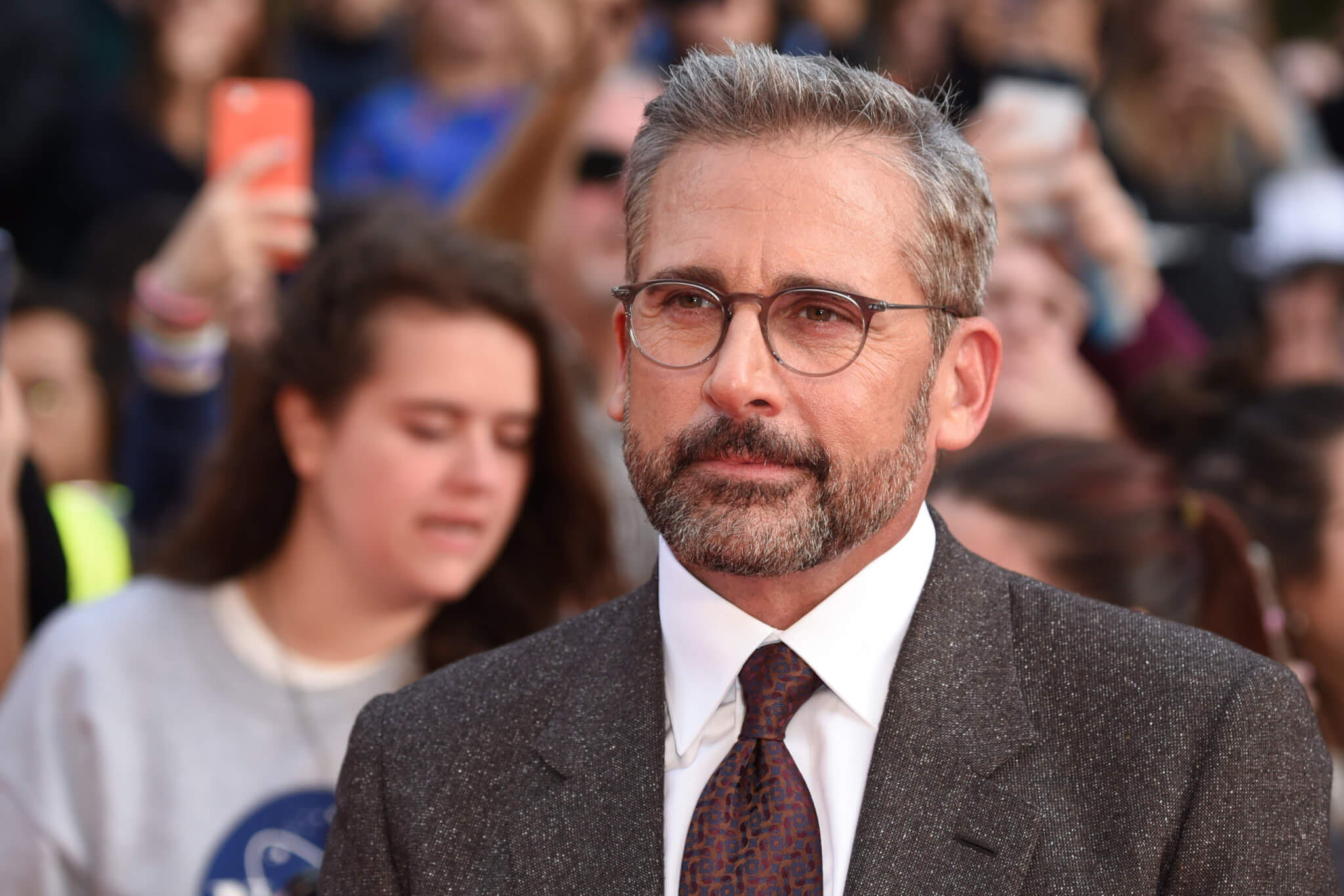 Steve Carell at the London Film Festival in 2018