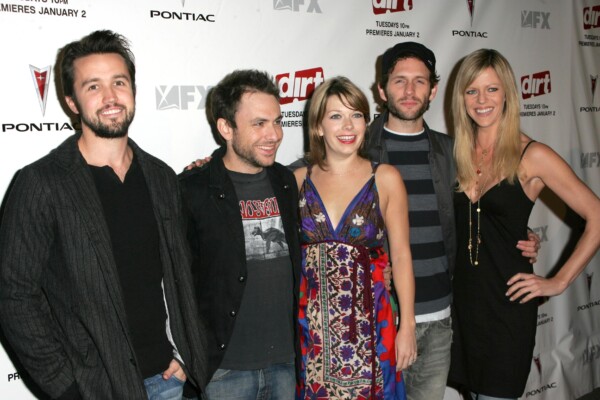 The Cast of "It's Always Sunny in Philadelphia" at the premiere of "Dirt" in 2006
