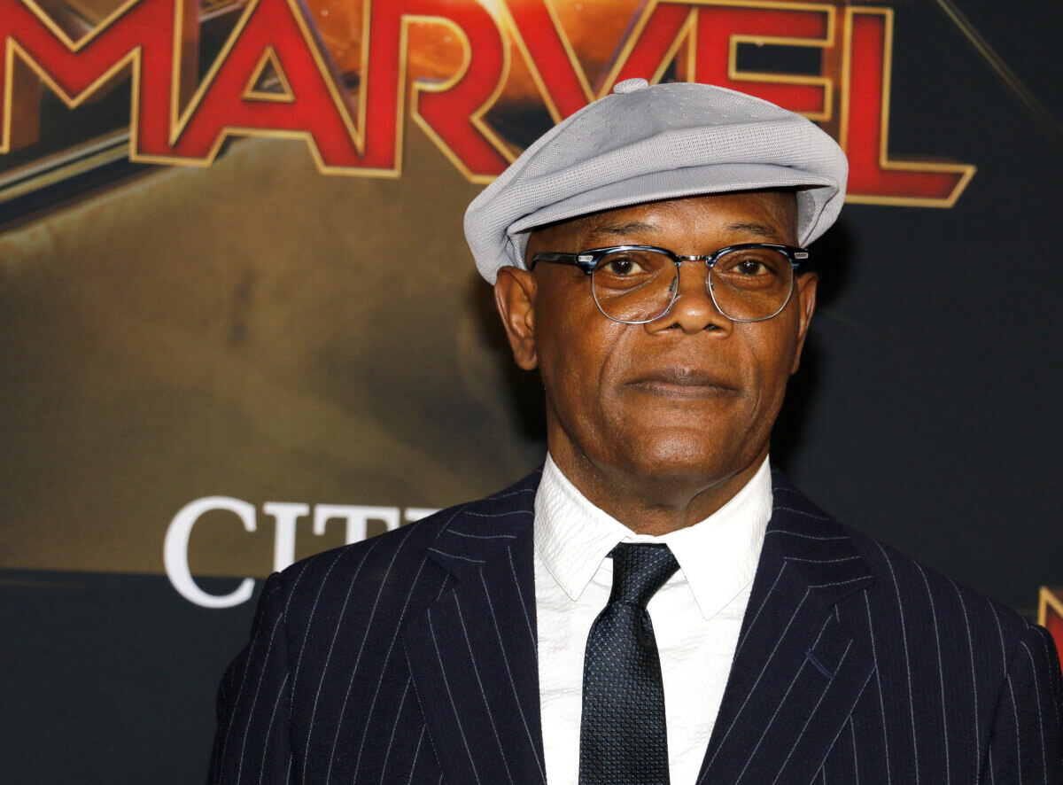 Samuel L. Jackson at the World premiere of ‘Captain Marvel’ in 2019