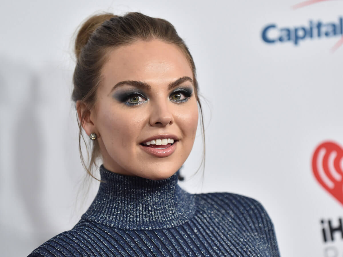 Hannah Brown arrives for the KIIS FM Jingle Ball 2019