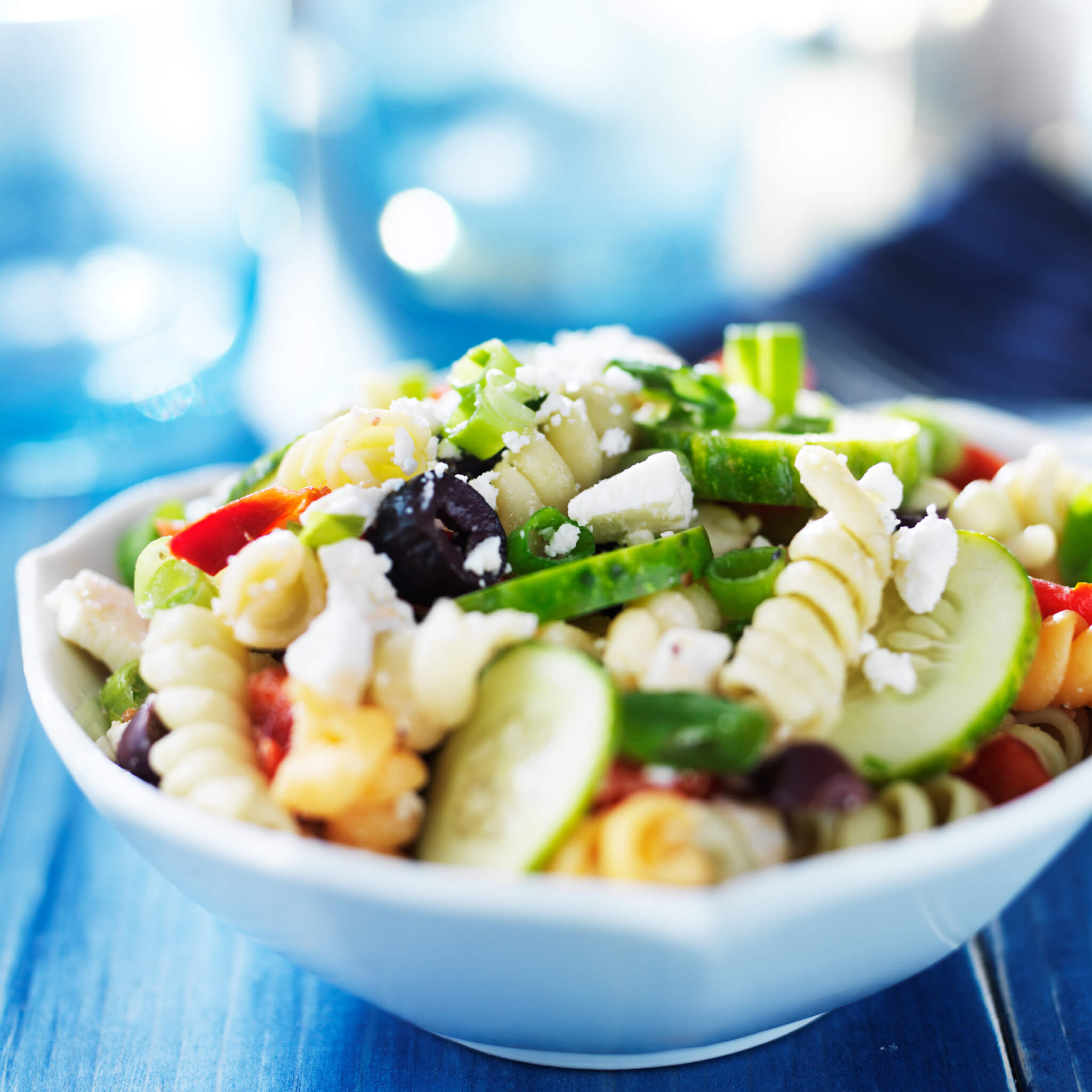 Mediterranean pasta salad
