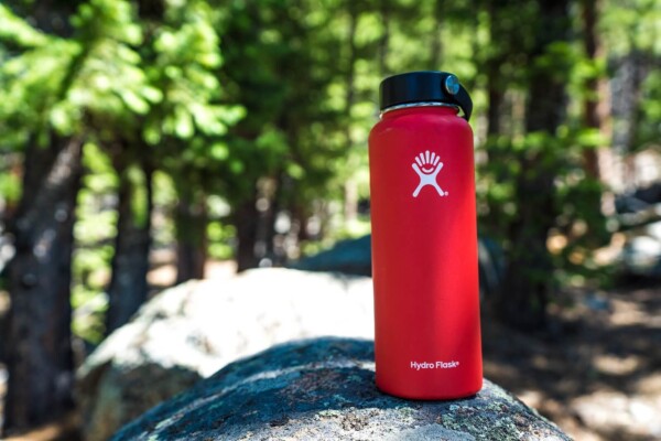 Hydr Flask water bottle in nature