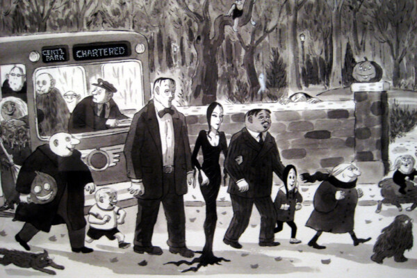 Addams Family cartoon