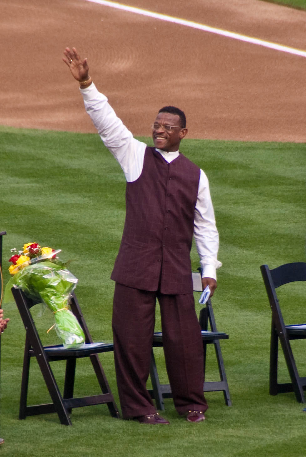 Rickey Henderson of the A's