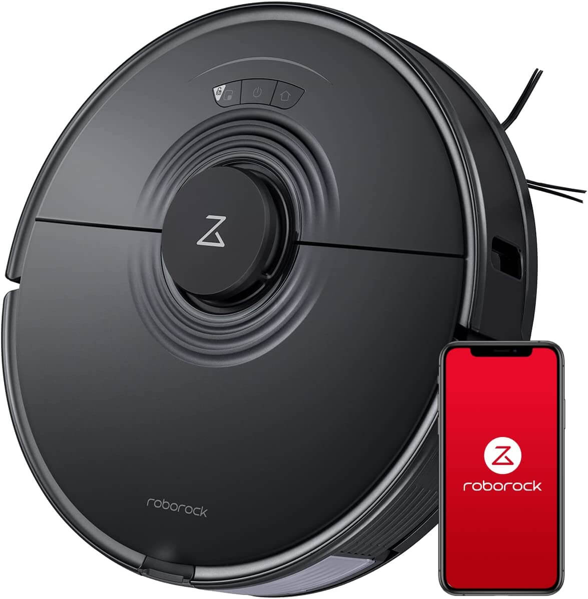 roborock S7 Robot Vacuum and Mop Combo, 2500PA Suction & Sonic Mopping, Robotic Vacuum Cleaner with Multi-Level Mapping, Mop Floors and Vacuum Carpets in One Clean, Perfect for Pet Hair