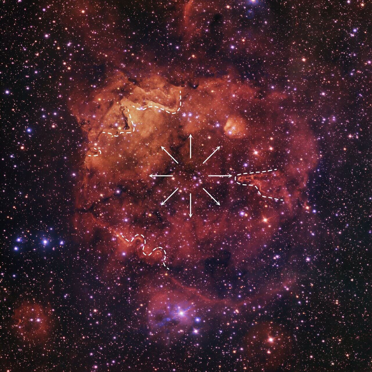 Sh2-284 nebula