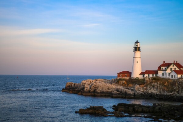 Portland Head lighthouse in Cape Elizabeth