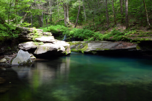 Peekamoose Blue Hole in Upstate New York