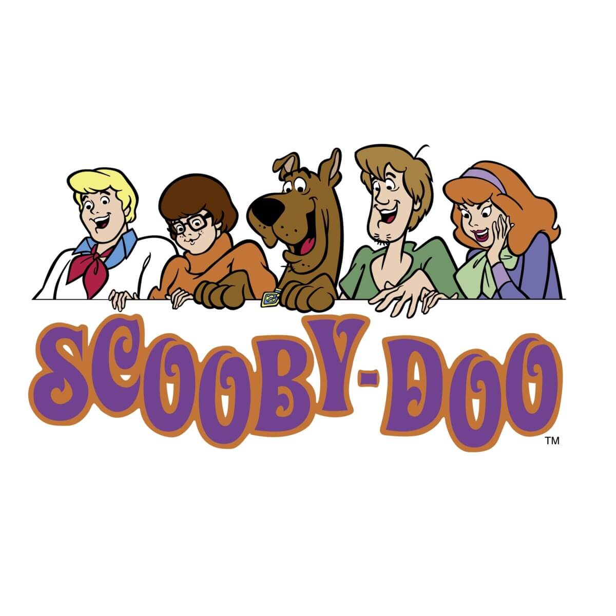 “Scooby-Doo” logo and characters