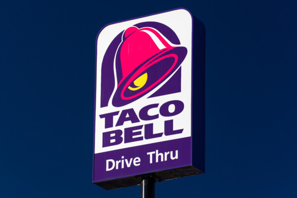Taco Bell Drive-Thru sign