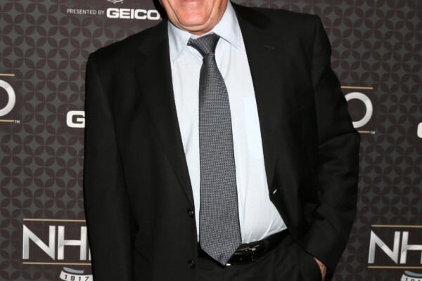 Al Michaels at The NHL100 Gala at Microsoft Theater in 2017