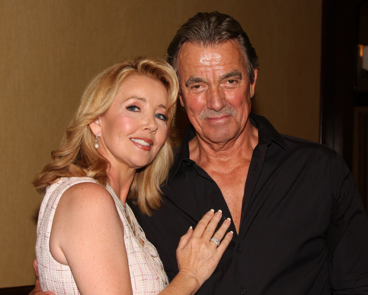 Melody Thomas Scott and Eric Braeden