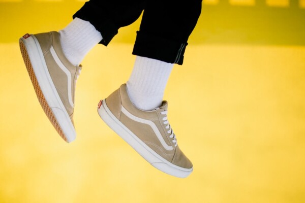 Someone wearing Old Skool vans
