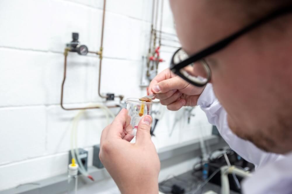 The material was designed by Brazilian researchers and includes a derivative of limonene from citrus rind, blended with chitosan, a biopolymer from exoskeletons of crustaceans.