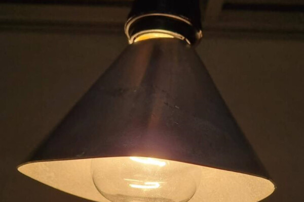 Lampshade turned into an air purifier