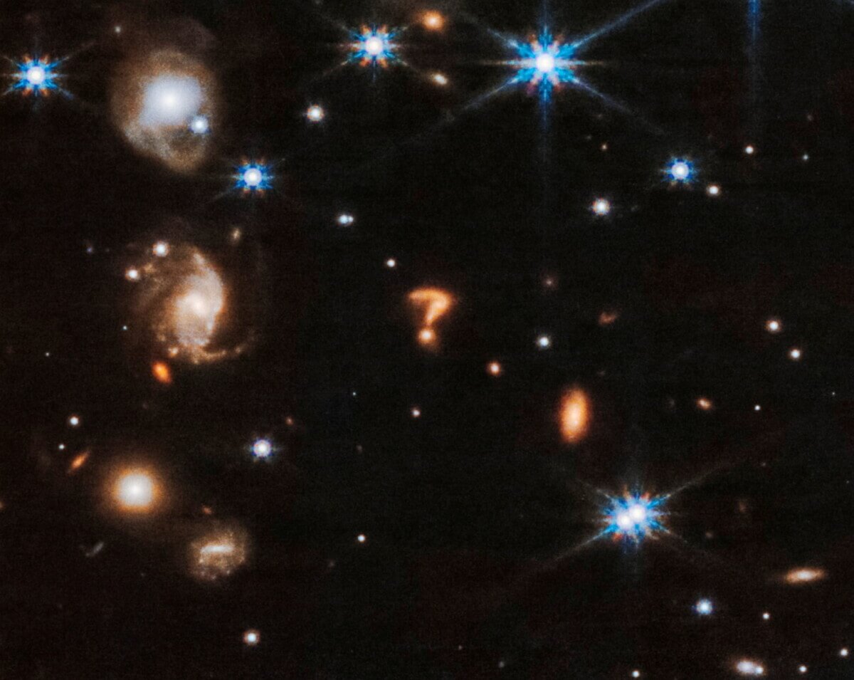 cosmic question mark