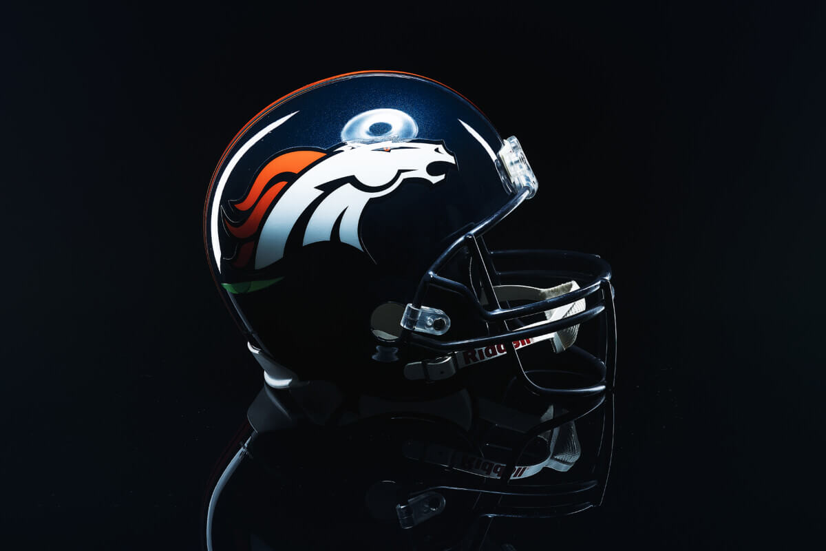 Denver Broncos helmet