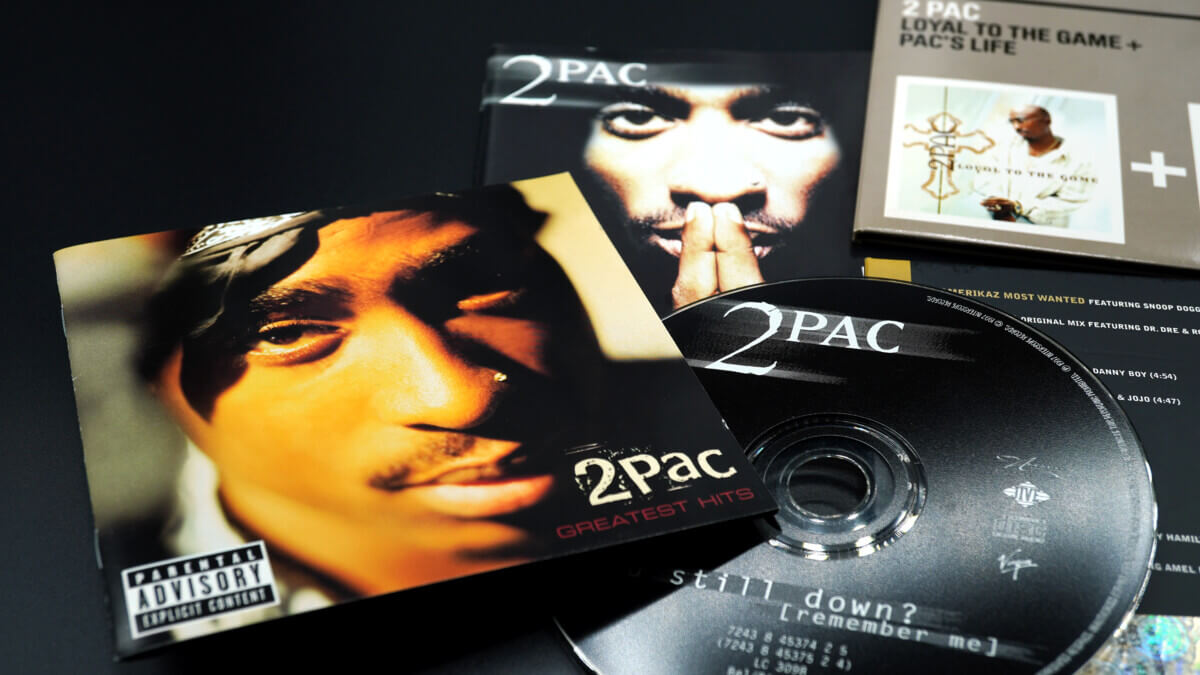 2Pac album covers