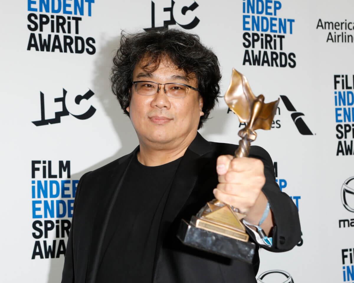 Bong Joon-Ho at the 2020 Film Independent Spirit Awards