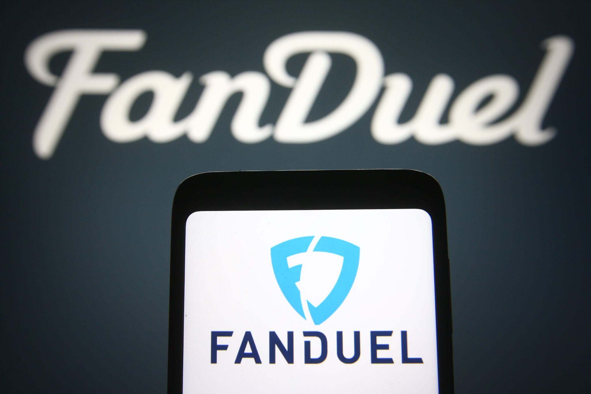 FanDuel logo and mobile app
