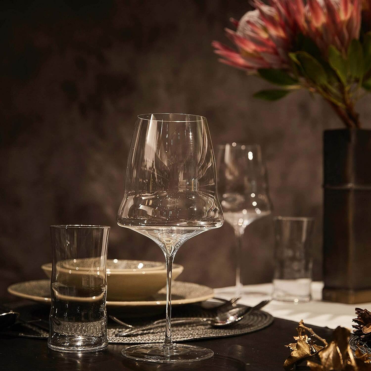 Josephinenhütte Josephine No. 3 Red Wine Glasses 