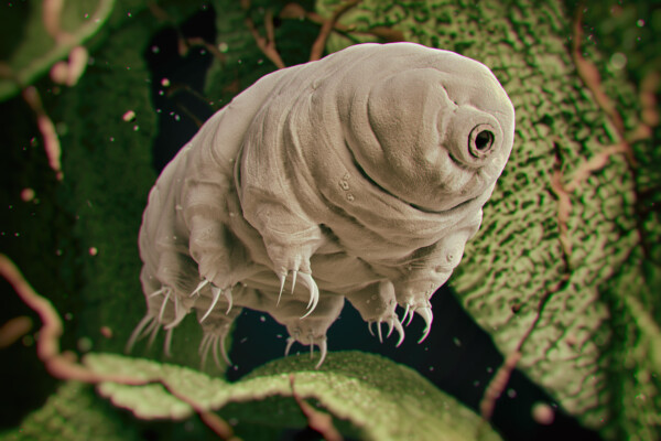 Tardigrade (Water Bear). 3d rendered illustration