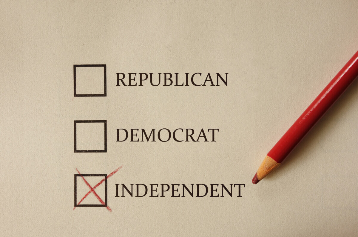 Independent voting form