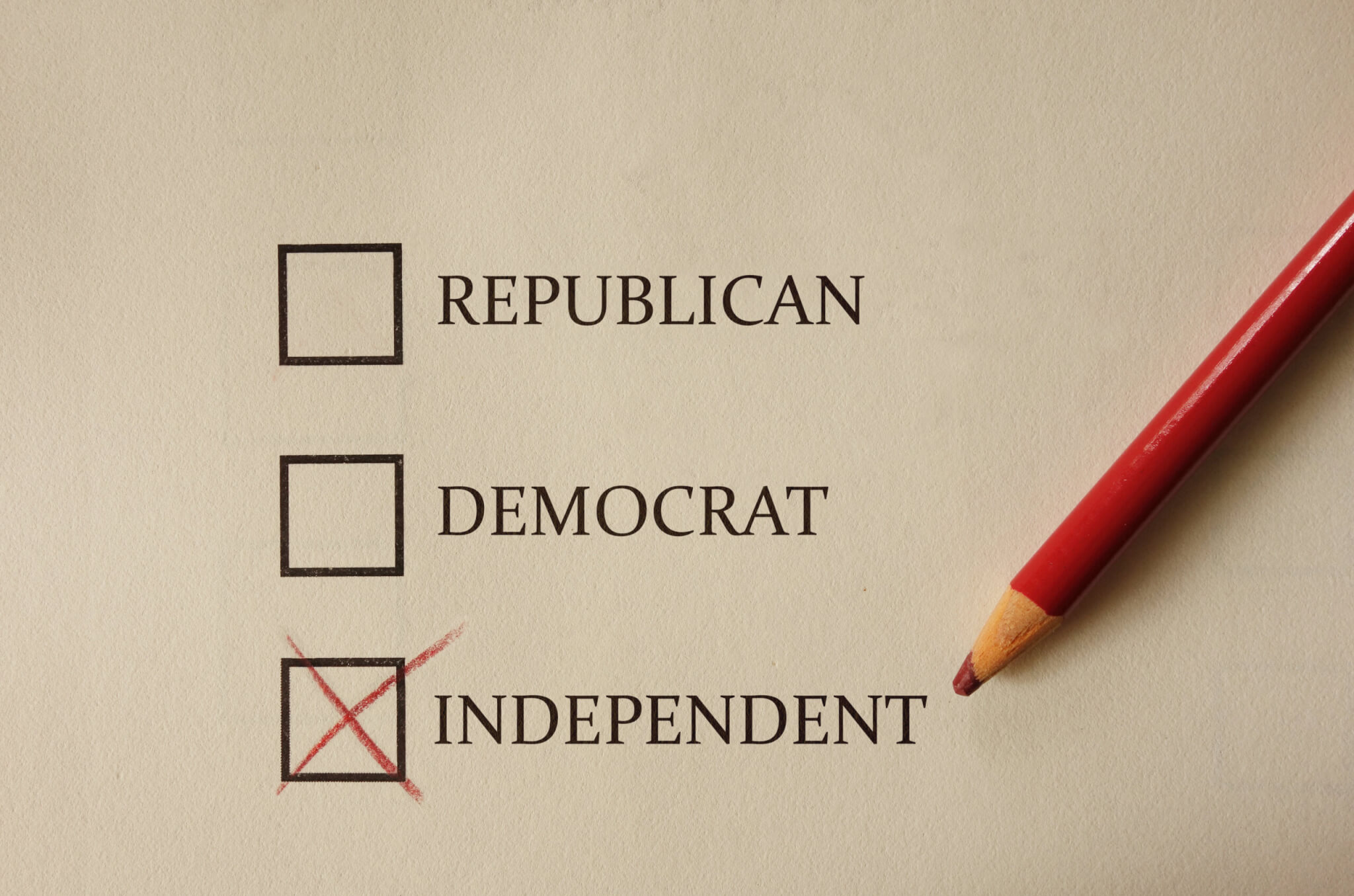 Independents can't stand anyone! Voters without a party driven by ...