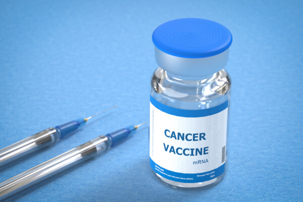 Bottle of Vaccine, treatment for Cancer