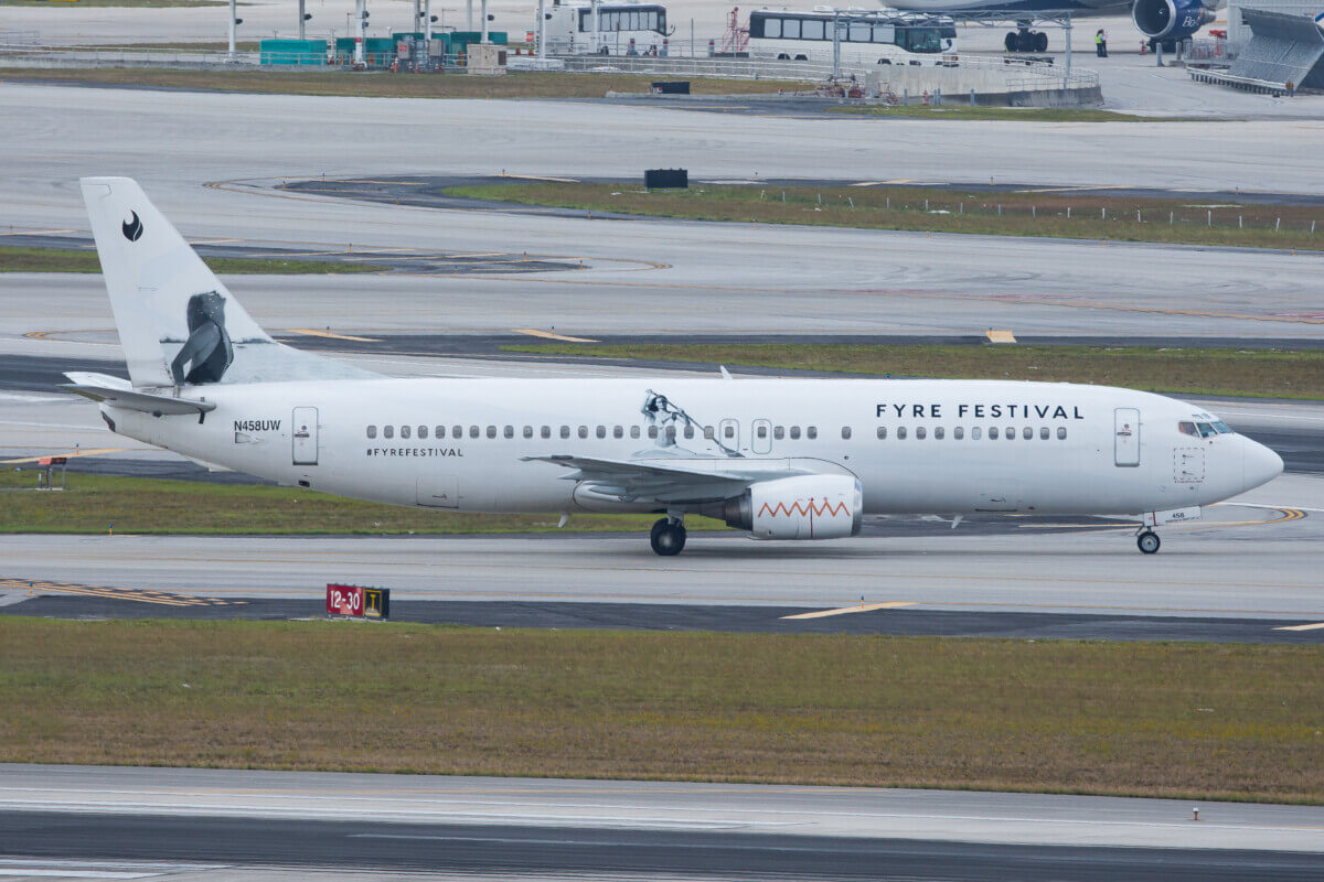 Fyre Festival Airplane