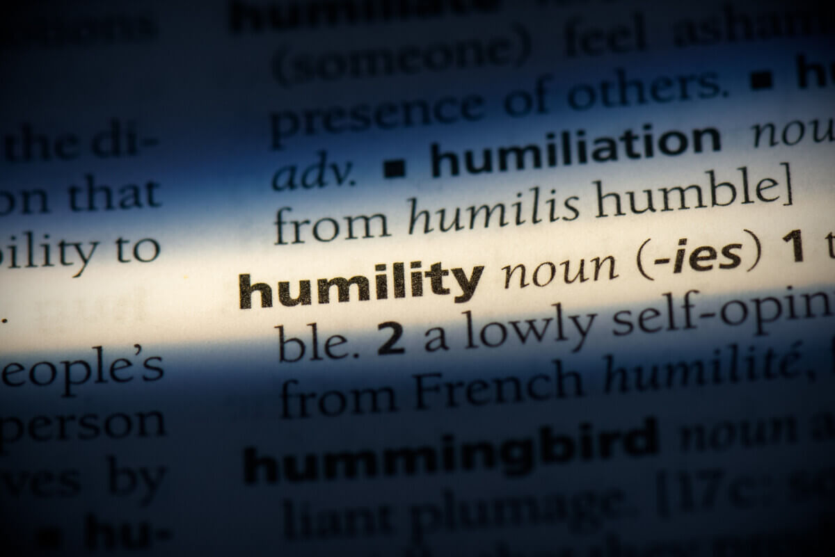 “Humility” in the dictionary