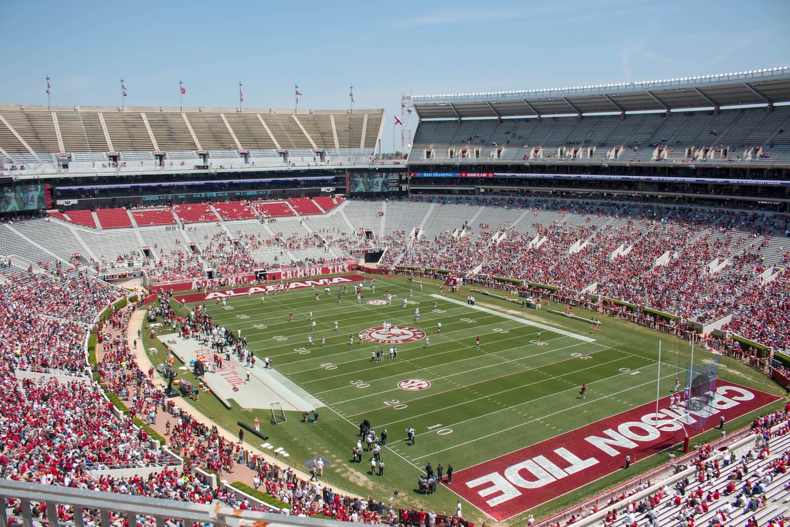 Alabama football field