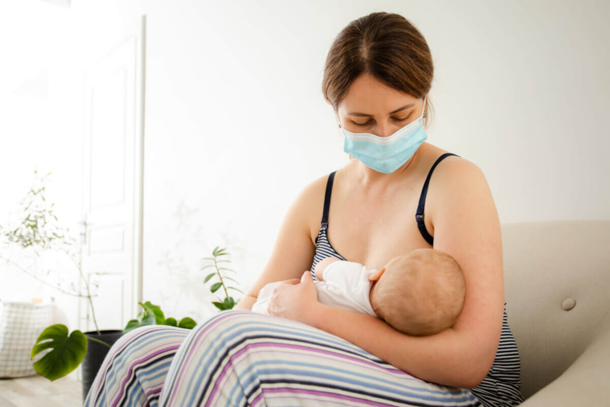 mother child face mask