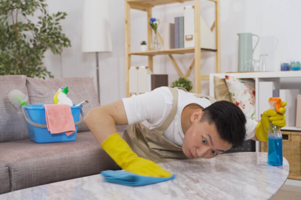 neat freak cleaning table