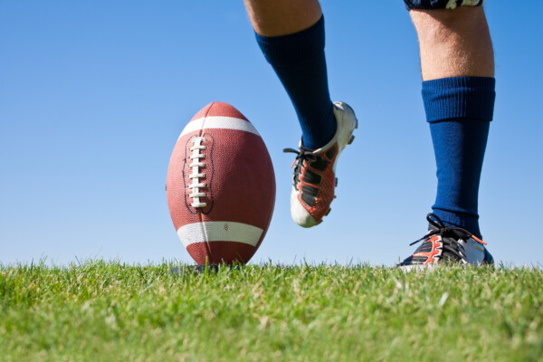 A football kicker