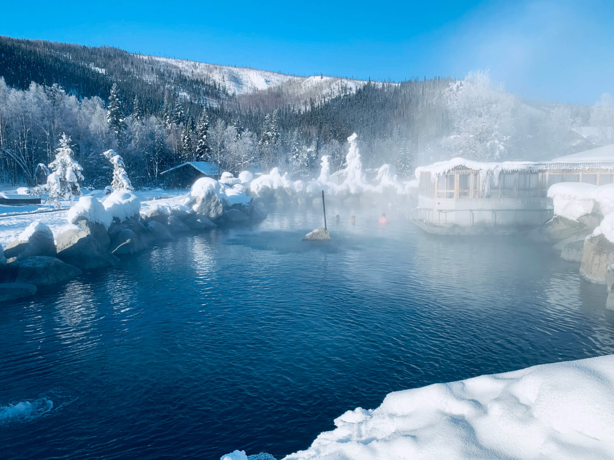 Chena Hot Springs in Alaska