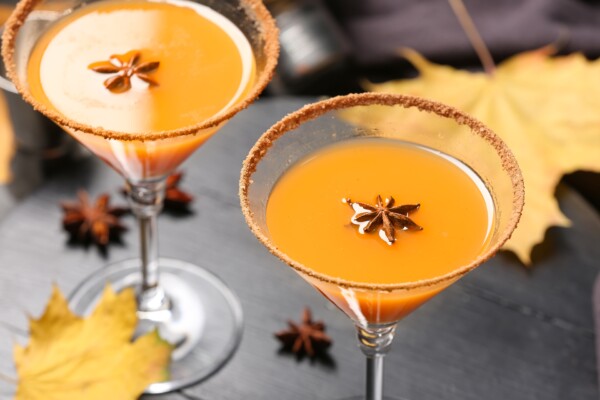 Pumpkin pie martini
