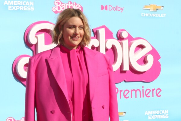 Greta Gerwig at the Barbie World Premiere in 2023