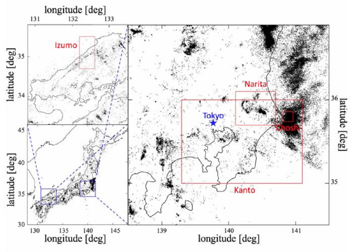 Graphic chart.The researchers analyzed the time and energy distribution of FRB and earthquake events, and by plotting the aftershock likelihood as a function of time lag, they found that the two are very similar. 