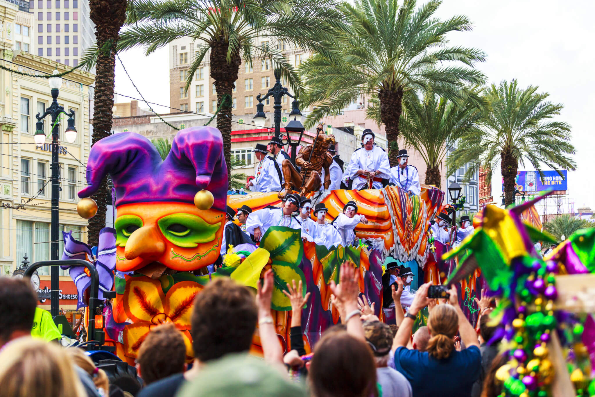 Mardi Gras parade in New Orleans