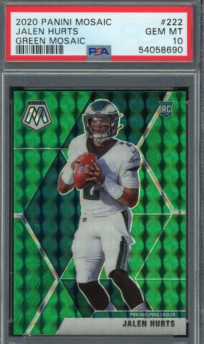 2020 Mosaic #222 Rookie Card Graded PSA 10 GEM MINT