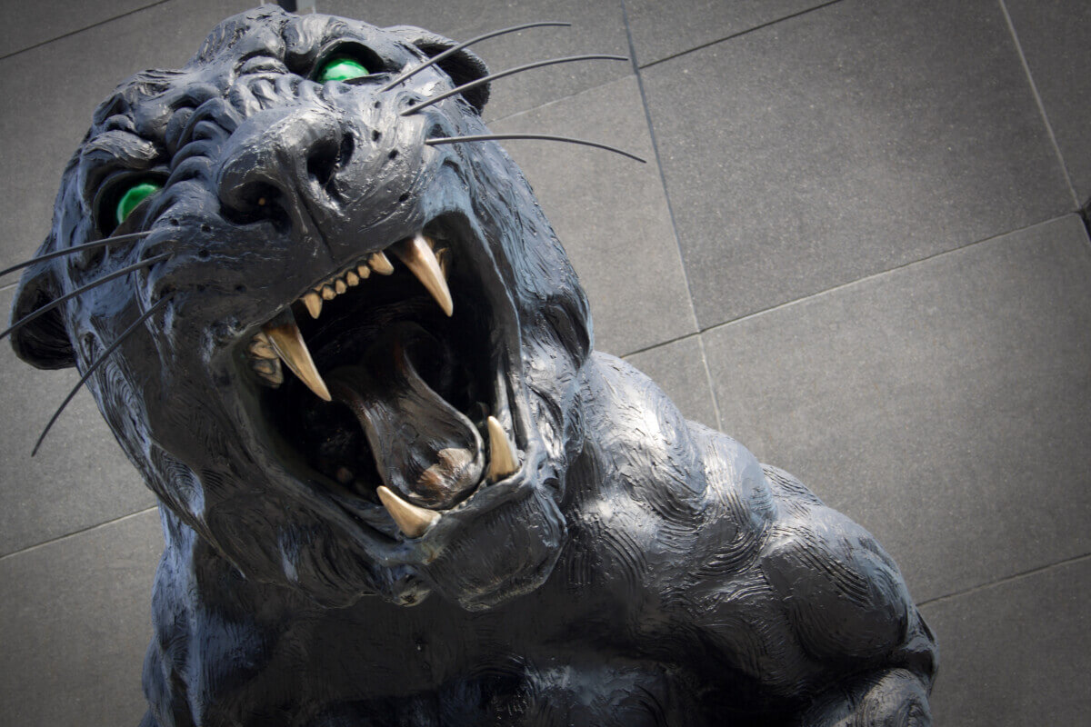 Carolina Panthers Mascot Statue