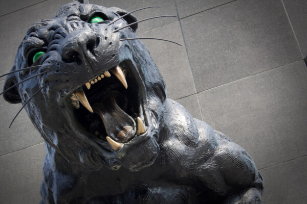 Carolina Panthers Mascot Statue