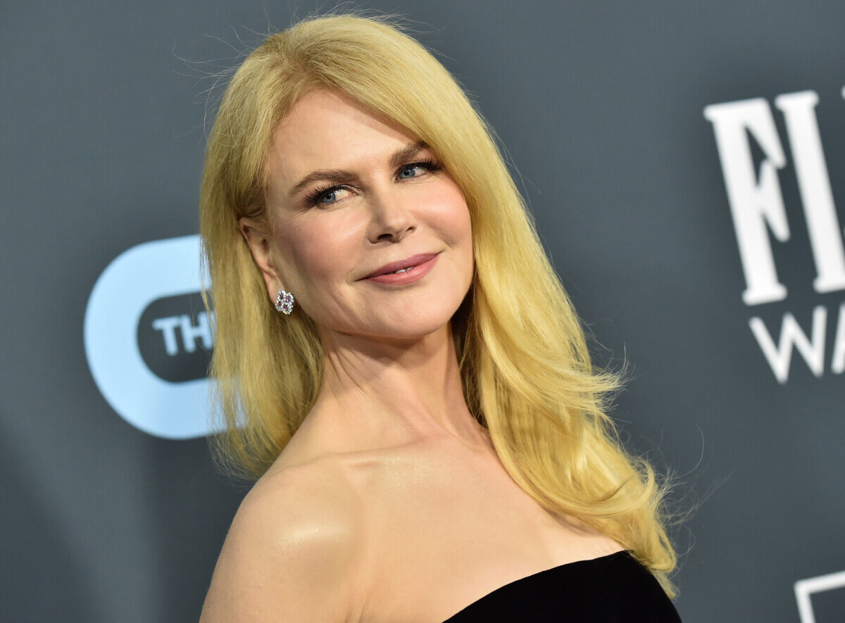 Nicole Kidman arrives for the 25th Annual Critics’ Choice Awards in 2020